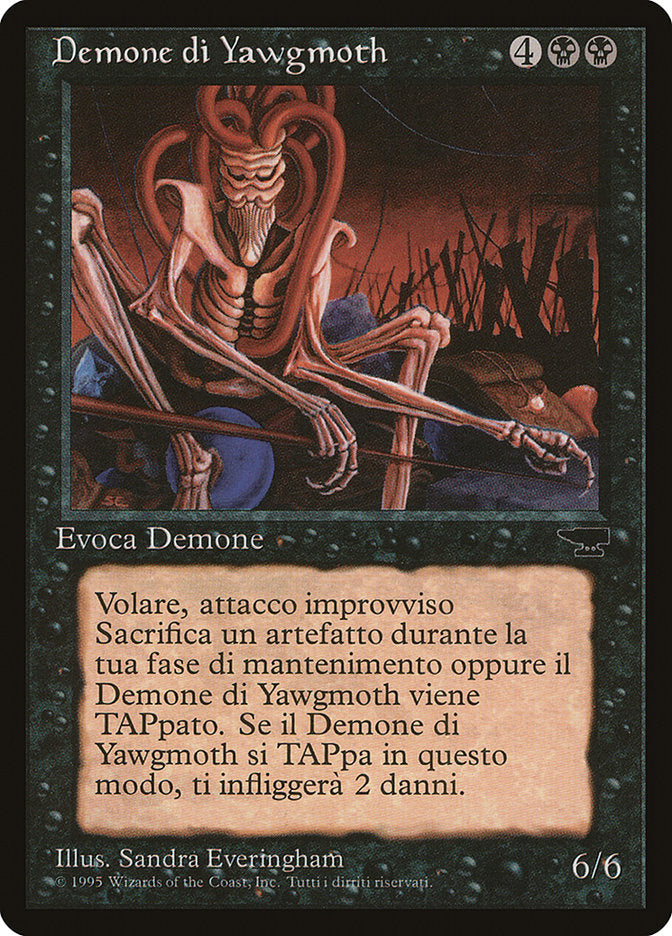 Yawgmoth Demon (Italian) [Rinascimento] | Pandora's Boox