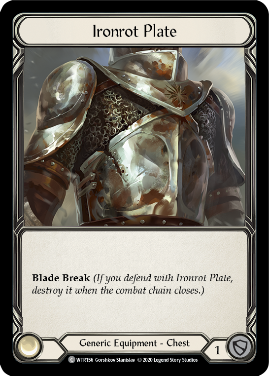 Ironrot Plate [WTR156] Unlimited Edition Rainbow Foil