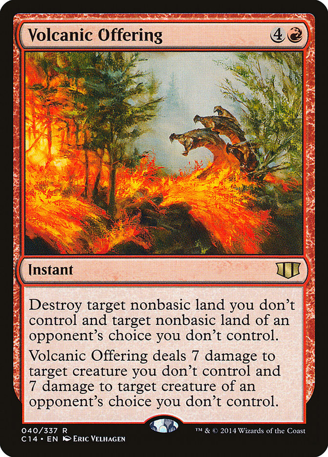 Volcanic Offering [Commander 2014] | Pandora's Boox