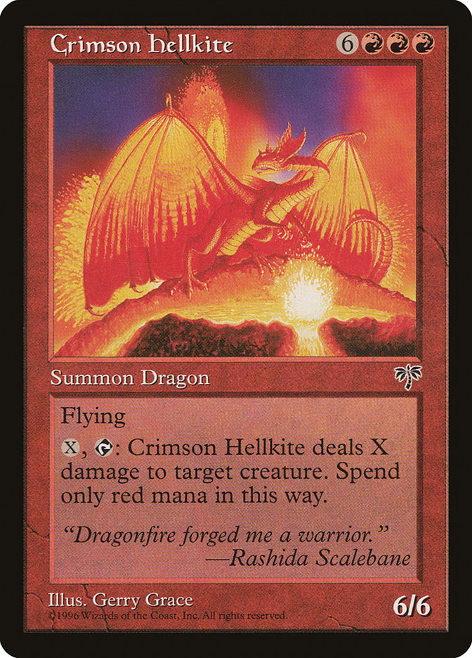 Crimson Hellkite [Mirage] | Pandora's Boox