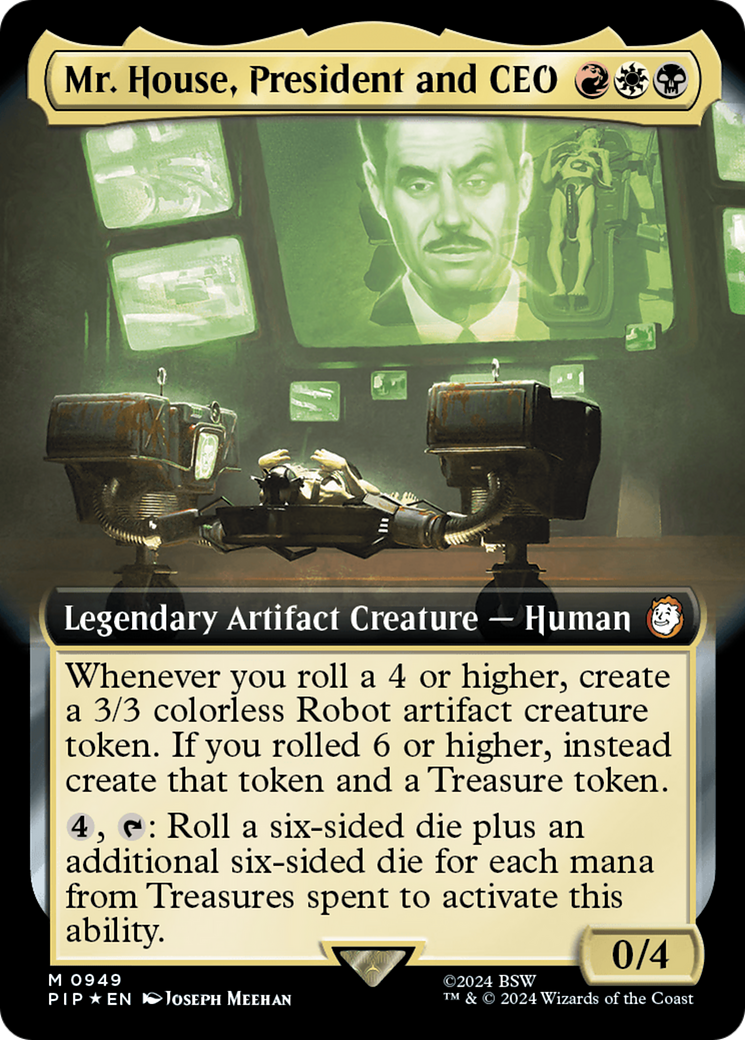 Mr. House, President and CEO (Extended Art) (Surge Foil) [Fallout] | Pandora's Boox