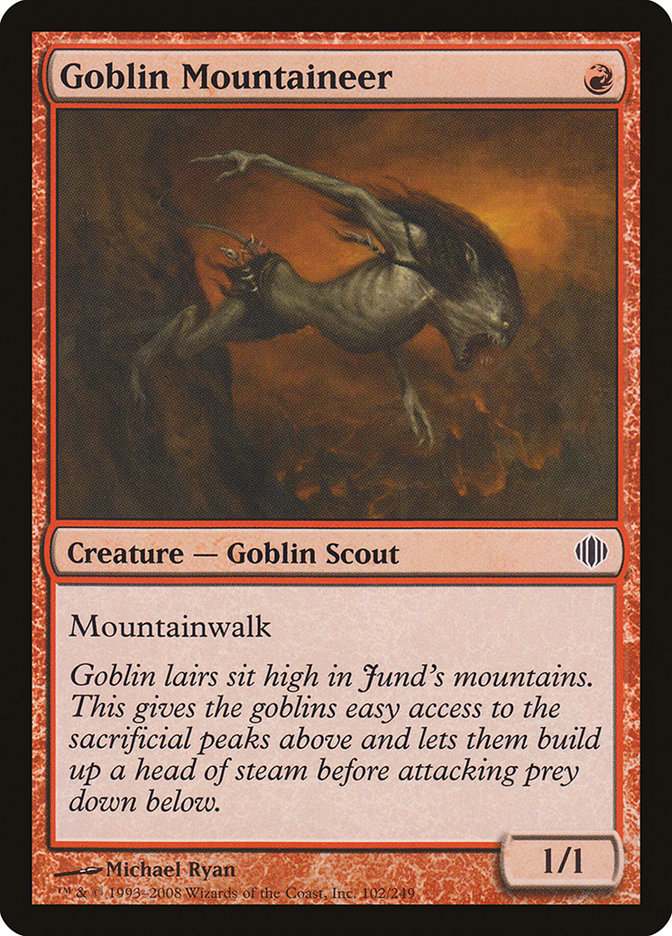 Goblin Mountaineer [Shards of Alara] | Pandora's Boox
