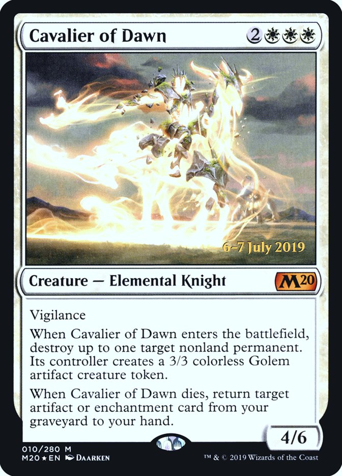 Cavalier of Dawn [Core Set 2020 Prerelease Promos] | Pandora's Boox