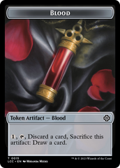 Blood // Vampire (0004) Double-Sided Token [The Lost Caverns of Ixalan Commander Tokens] | Pandora's Boox