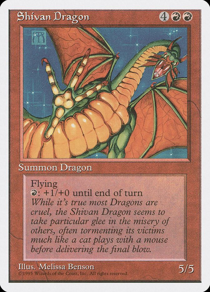 Shivan Dragon [Fourth Edition] | Pandora's Boox
