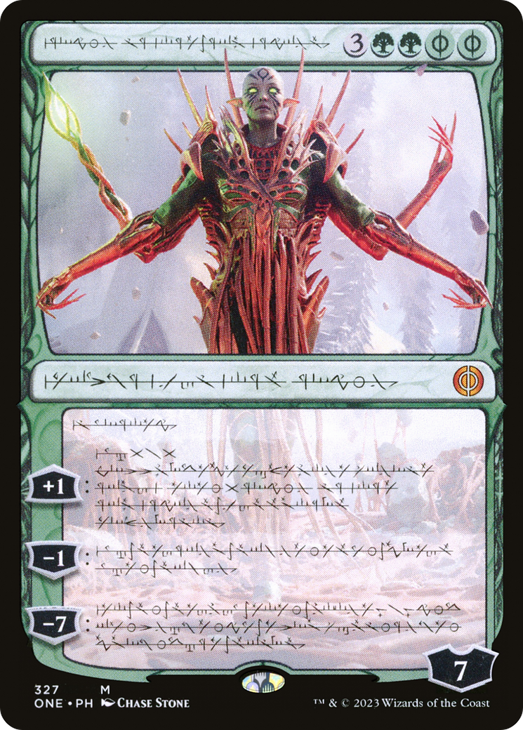 Nissa, Ascended Animist (Phyrexian) [Phyrexia: All Will Be One] | Pandora's Boox