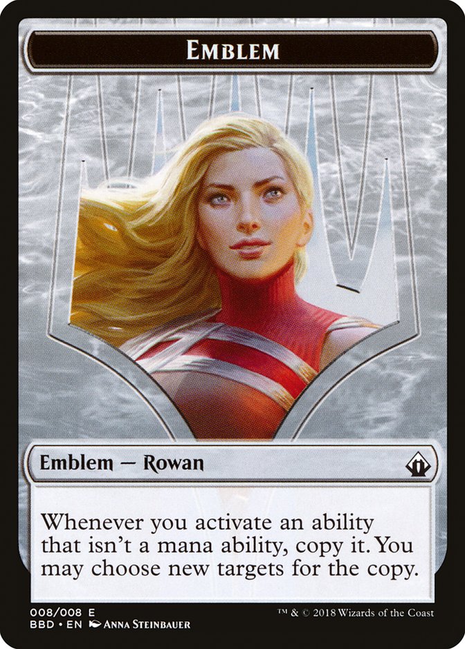 Rowan Kenrith Emblem [Battlebond Tokens] | Pandora's Boox