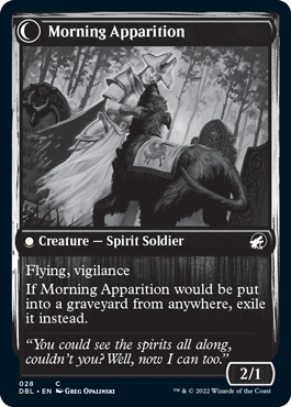 Mourning Patrol // Morning Apparition [Innistrad: Double Feature] | Pandora's Boox