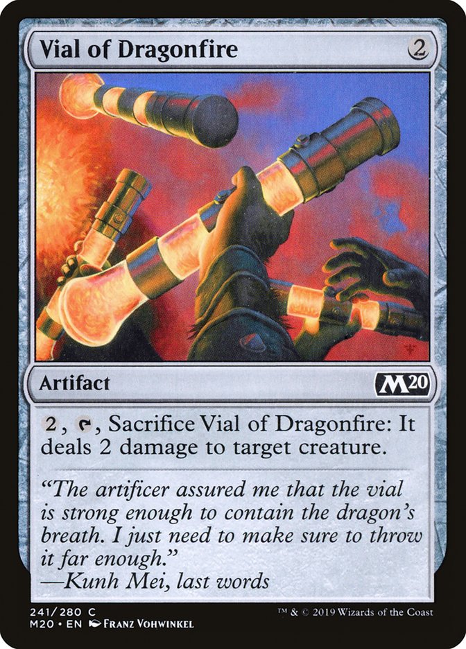 Vial of Dragonfire [Core Set 2020] | Pandora's Boox