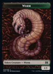 Worm // Soldier Double-Sided Token [Double Masters 2022 Tokens] | Pandora's Boox