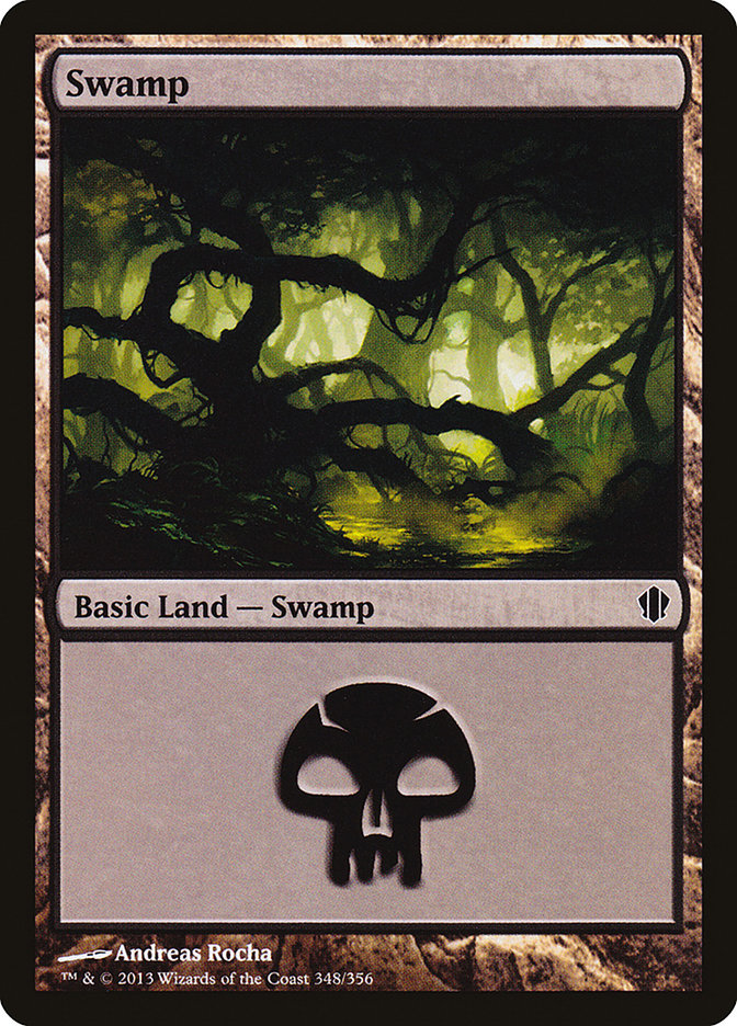 Swamp (348) [Commander 2013] | Pandora's Boox