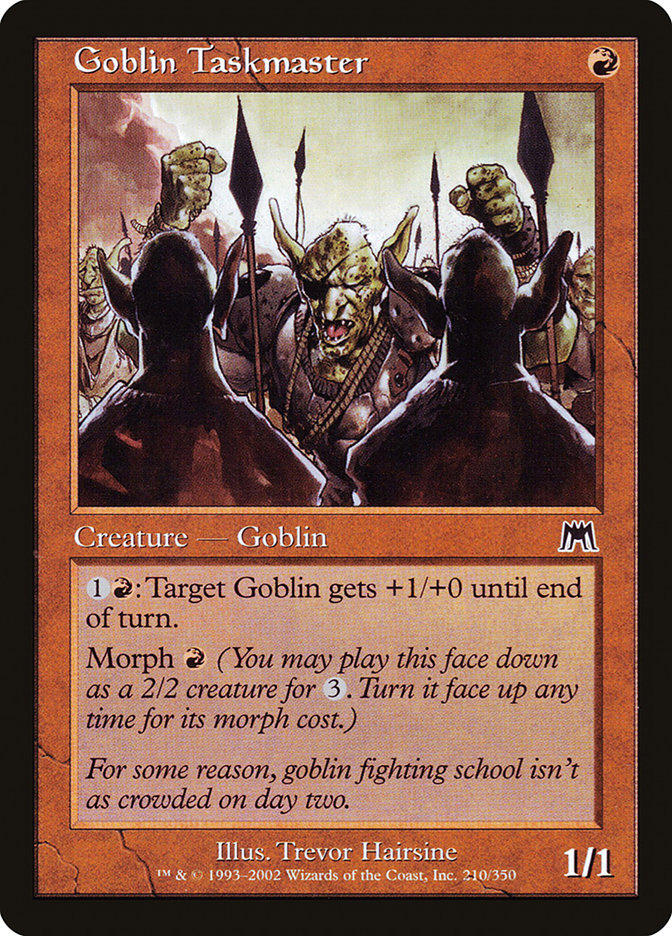 Goblin Taskmaster [Onslaught] | Pandora's Boox