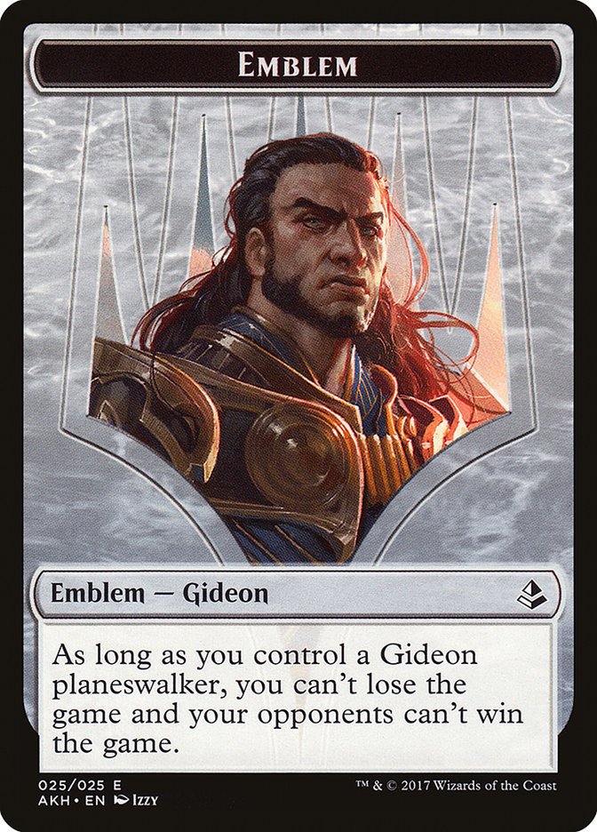 Gideon of the Trials Emblem [Amonkhet Tokens] | Pandora's Boox