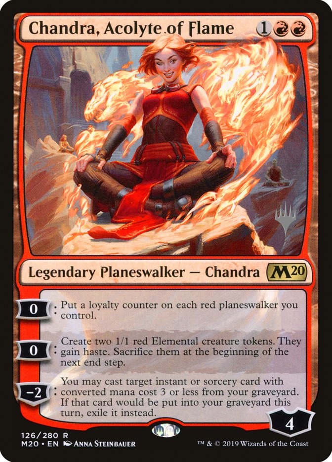 Chandra, Acolyte of Flame (Promo Pack) [Core Set 2020 Promos] | Pandora's Boox