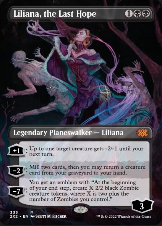 Liliana, the Last Hope (Borderless) [Double Masters 2022] | Pandora's Boox
