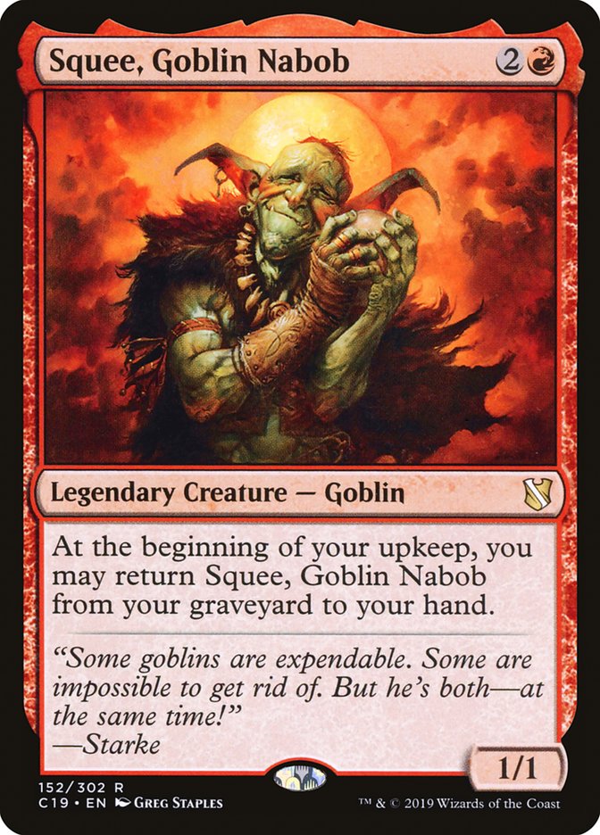 Squee, Goblin Nabob [Commander 2019] | Pandora's Boox