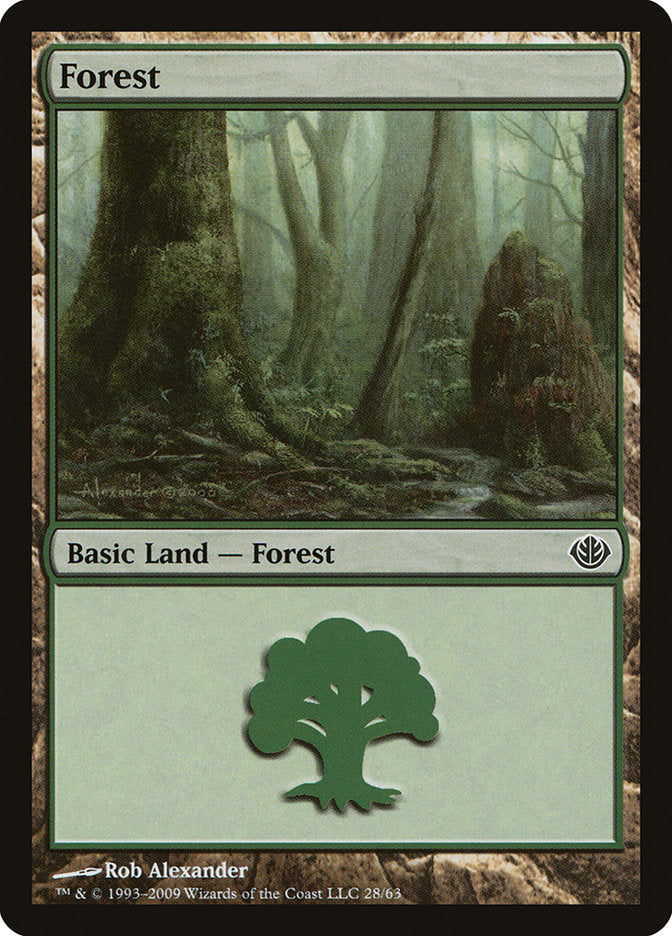 Forest (28) [Duel Decks: Garruk vs. Liliana] | Pandora's Boox