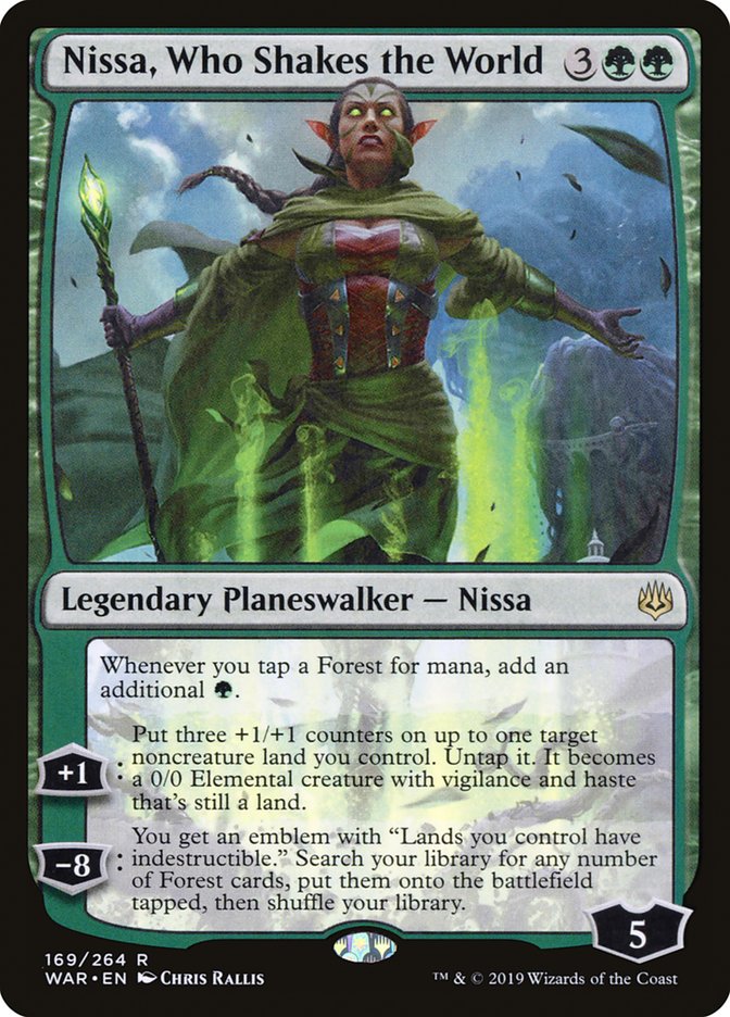 Nissa, Who Shakes the World [War of the Spark] | Pandora's Boox