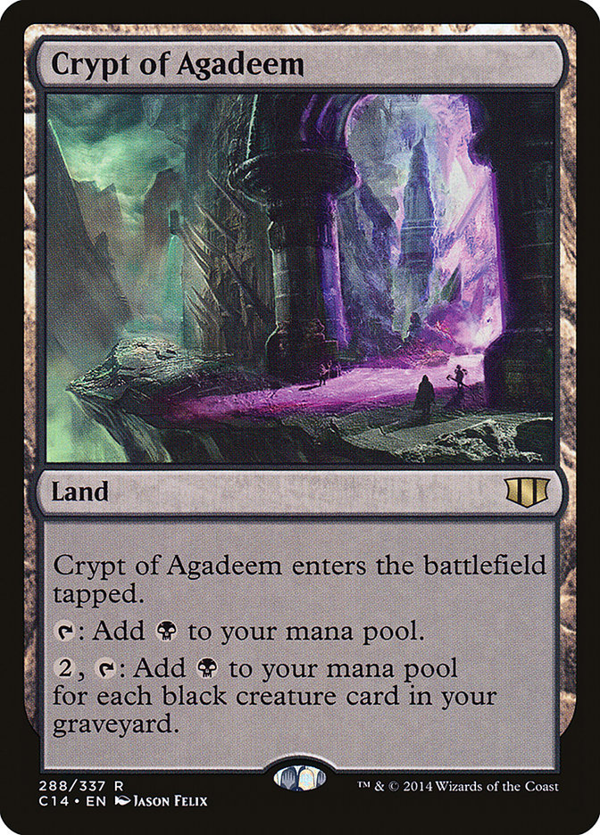 Crypt of Agadeem [Commander 2014] | Pandora's Boox