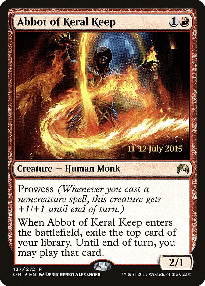 Abbot of Keral Keep [Magic Origins Prerelease Promos] | Pandora's Boox