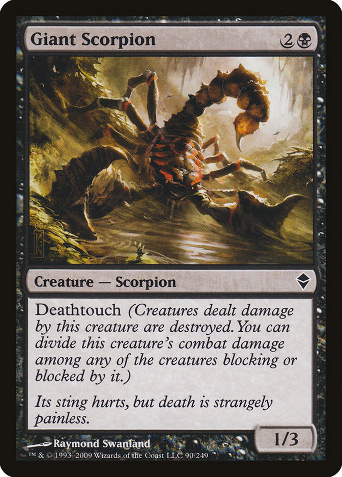 Giant Scorpion [Zendikar] | Pandora's Boox