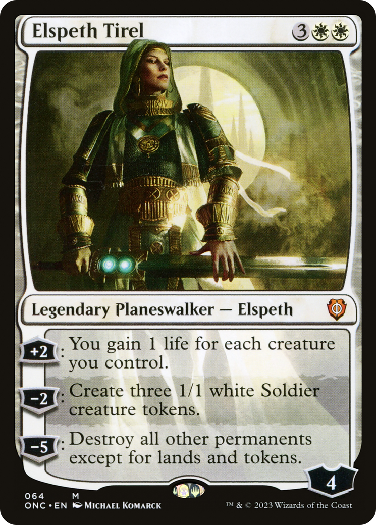 Elspeth Tirel [Phyrexia: All Will Be One Commander] | Pandora's Boox