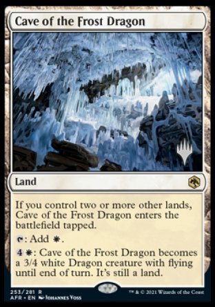 Cave of the Frost Dragon (Promo Pack) [Dungeons & Dragons: Adventures in the Forgotten Realms Promos] | Pandora's Boox