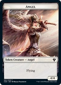 Angel // Elemental (010) Double-Sided Token [Commander 2020 Tokens] | Pandora's Boox