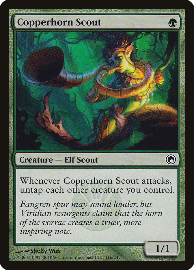 Copperhorn Scout [Scars of Mirrodin] | Pandora's Boox