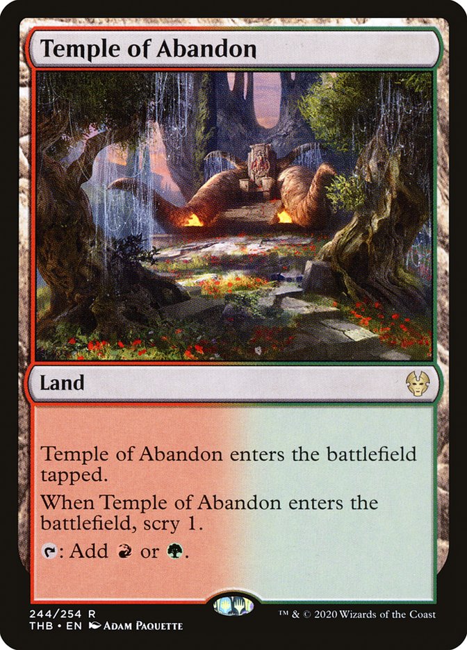Temple of Abandon [Theros Beyond Death] | Pandora's Boox