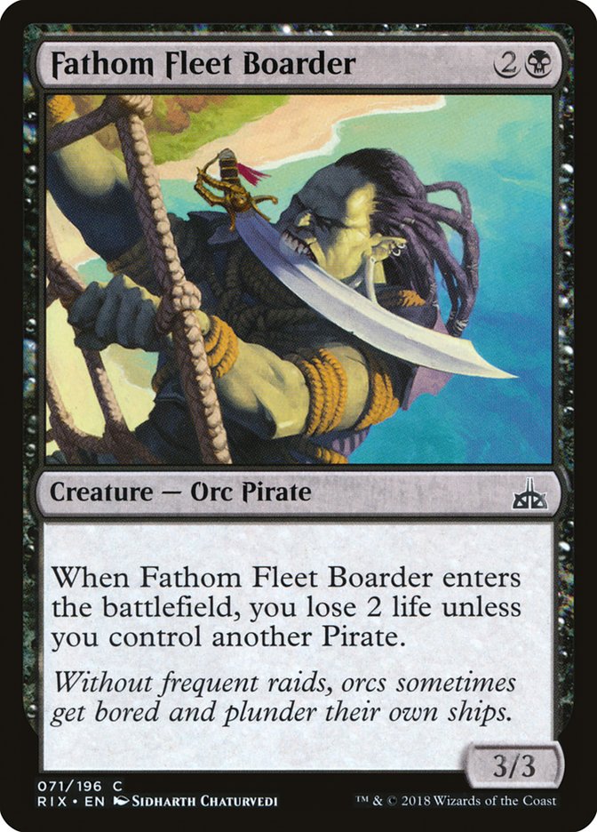 Fathom Fleet Boarder [Rivals of Ixalan] | Pandora's Boox