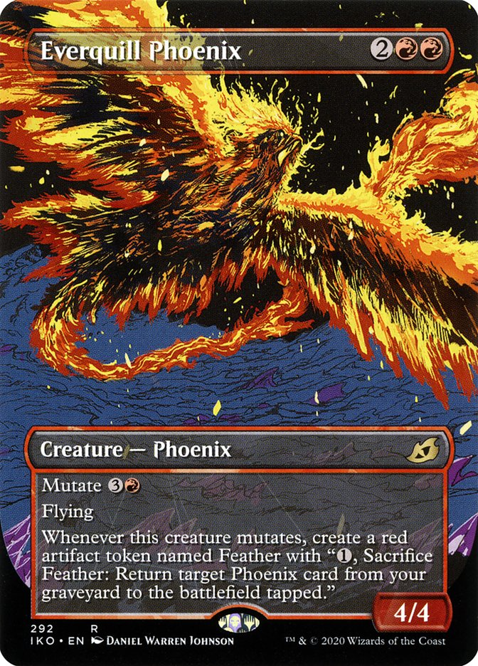 Everquill Phoenix (Showcase) [Ikoria: Lair of Behemoths] | Pandora's Boox