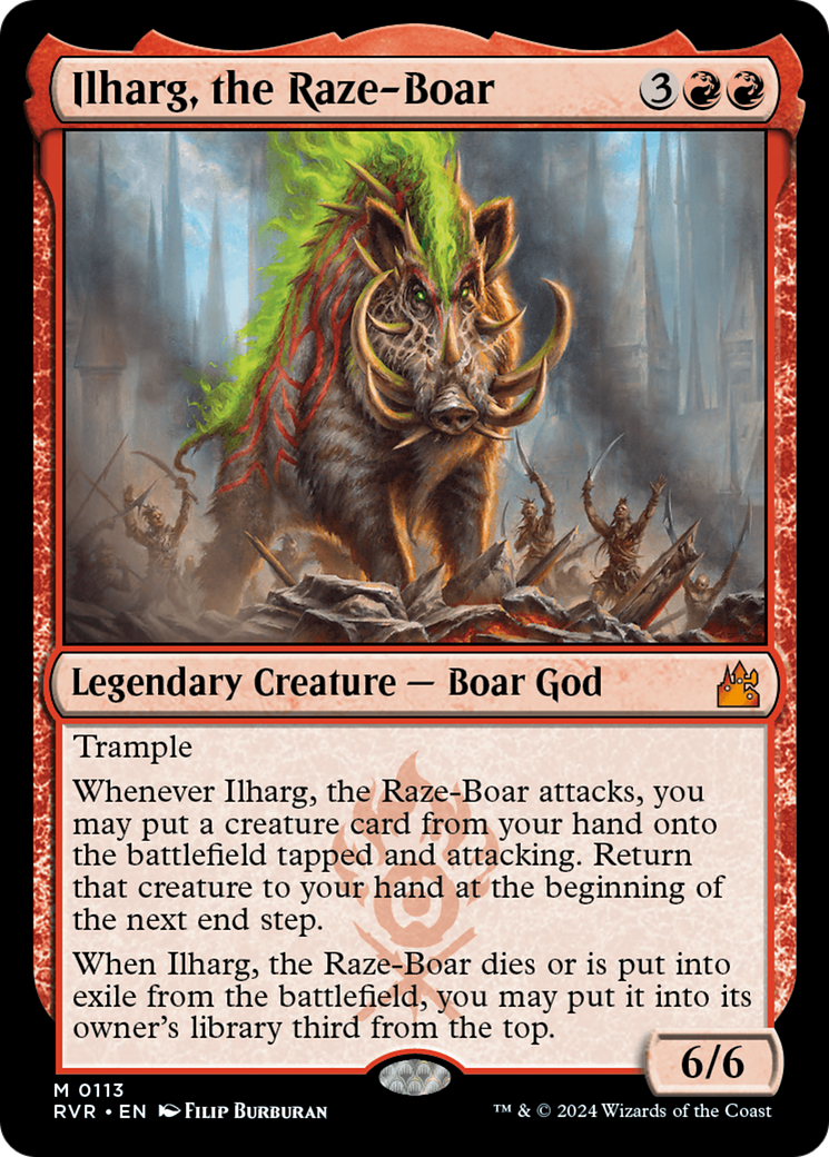 Ilharg, the Raze-Boar [Ravnica Remastered] | Pandora's Boox