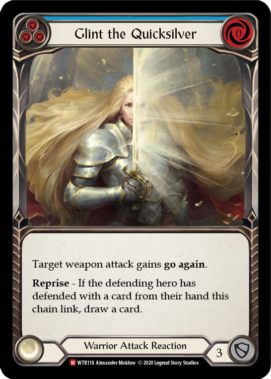 Glint the Quicksilver [WTR118] Unlimited Edition Rainbow Foil