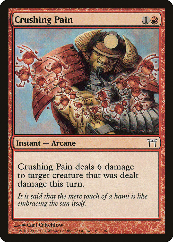 Crushing Pain [Champions of Kamigawa] | Pandora's Boox