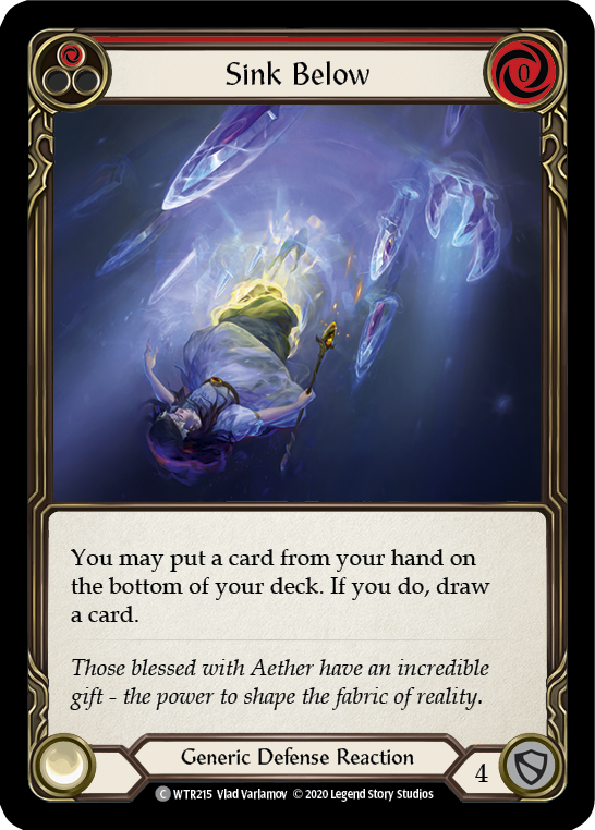Sink Below (Red) [WTR215] Unlimited Edition Normal
