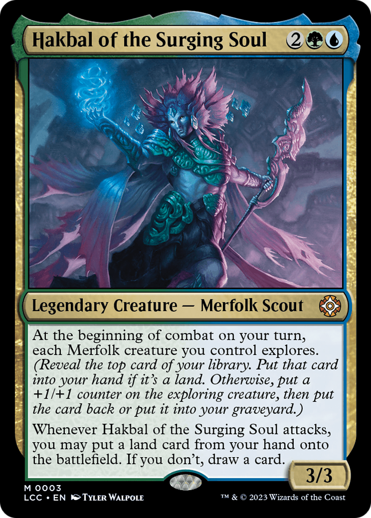 Hakbal of the Surging Soul [The Lost Caverns of Ixalan Commander] | Pandora's Boox