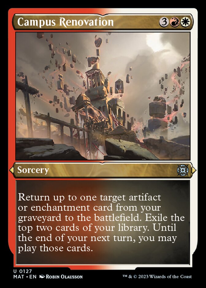 Campus Renovation (Foil Etched) [March of the Machine: The Aftermath] | Pandora's Boox