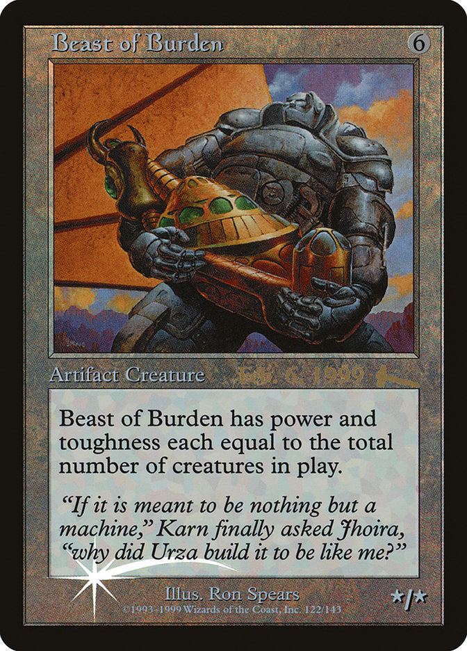 Beast of Burden [Urza's Legacy Promos] | Pandora's Boox