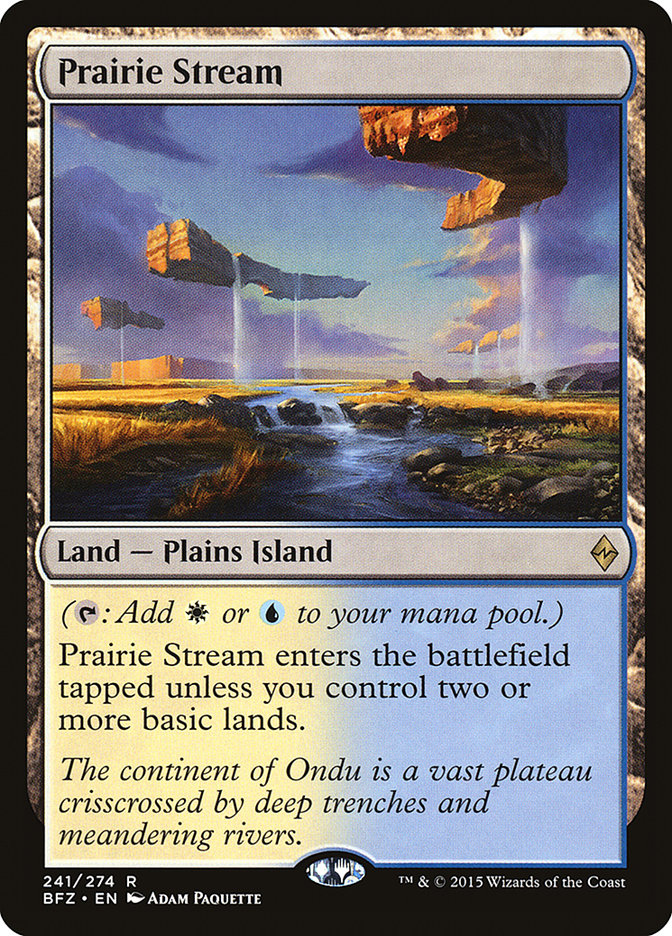 Prairie Stream [Battle for Zendikar] | Pandora's Boox