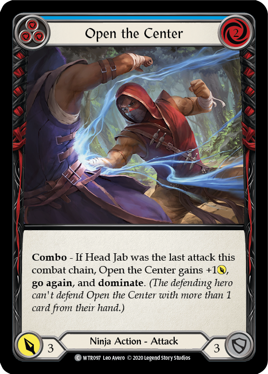 Open the Center (Blue) [WTR097] Unlimited Edition Rainbow Foil