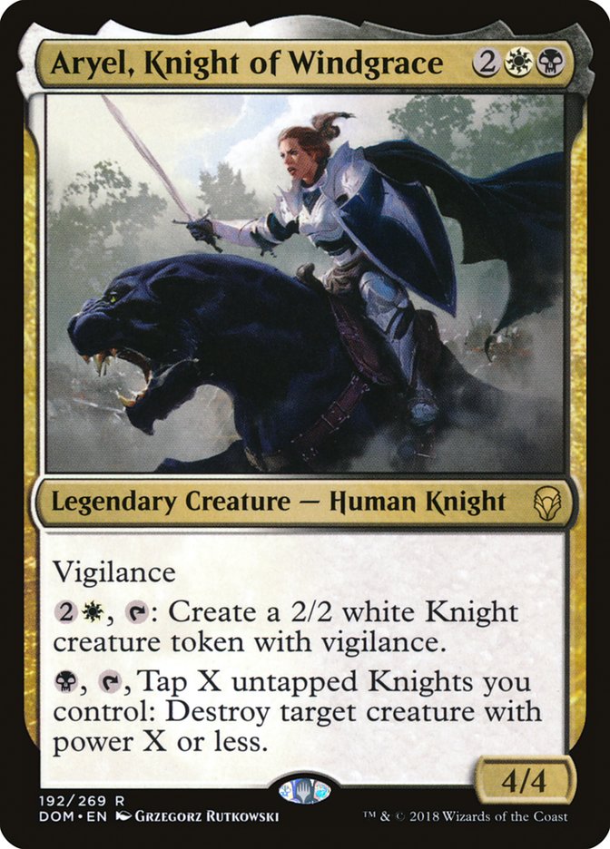 Aryel, Knight of Windgrace [Dominaria] | Pandora's Boox