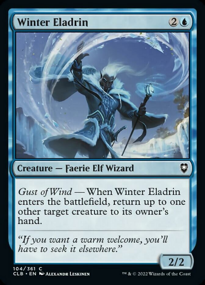 Winter Eladrin [Commander Legends: Battle for Baldur's Gate] | Pandora's Boox