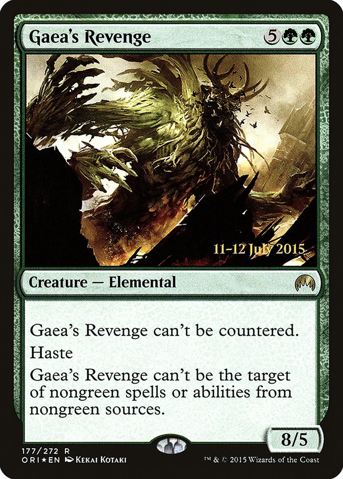 Gaea's Revenge [Magic Origins Prerelease Promos] | Pandora's Boox