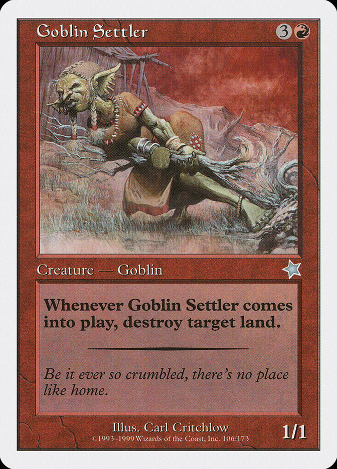 Goblin Settler [Starter 1999] | Pandora's Boox
