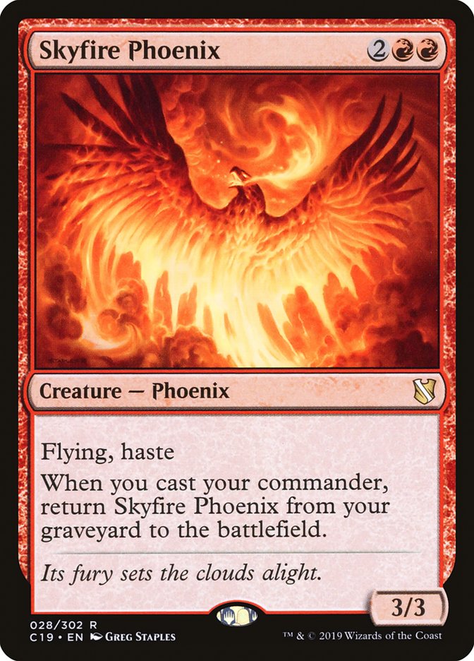 Skyfire Phoenix [Commander 2019] | Pandora's Boox