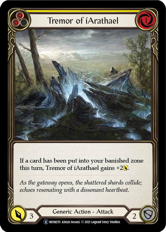 Tremor of iArathael (Yellow) [U-MON255] Unlimited Edition Normal