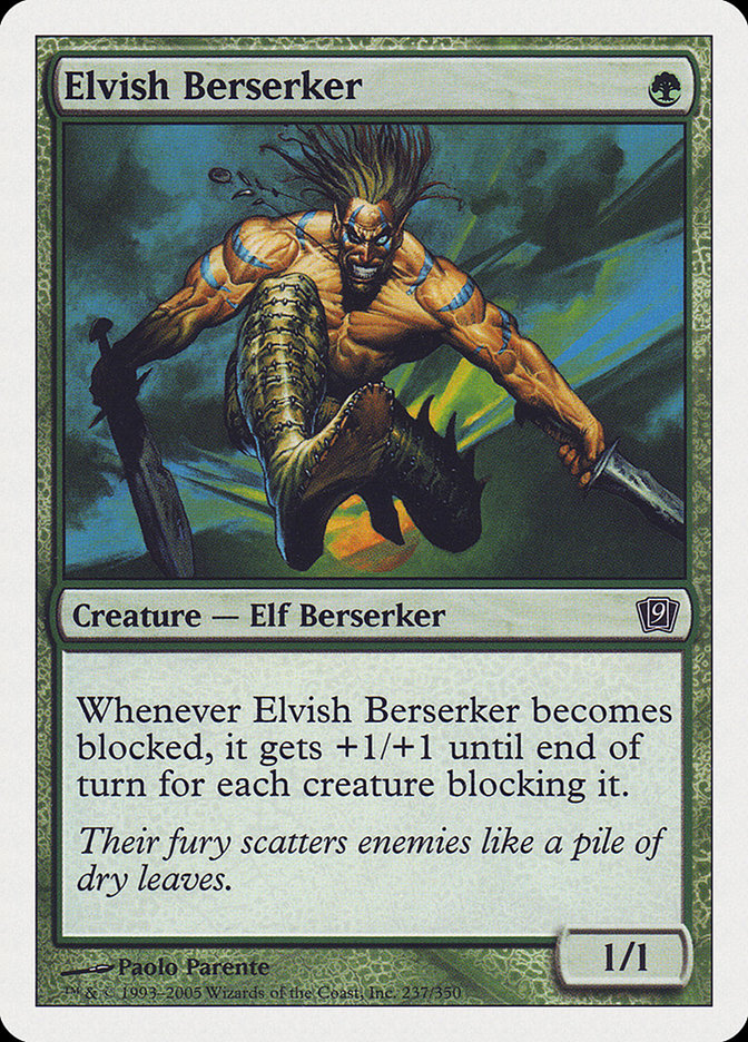 Elvish Berserker [Ninth Edition] | Pandora's Boox