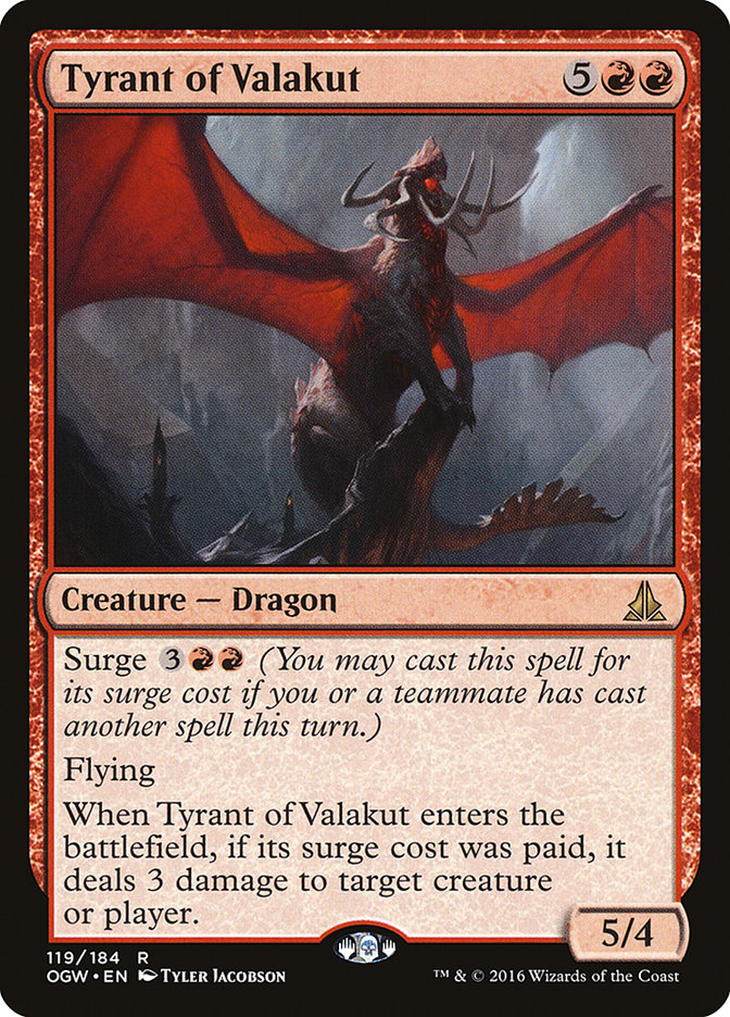 Tyrant of Valakut [Oath of the Gatewatch] | Pandora's Boox