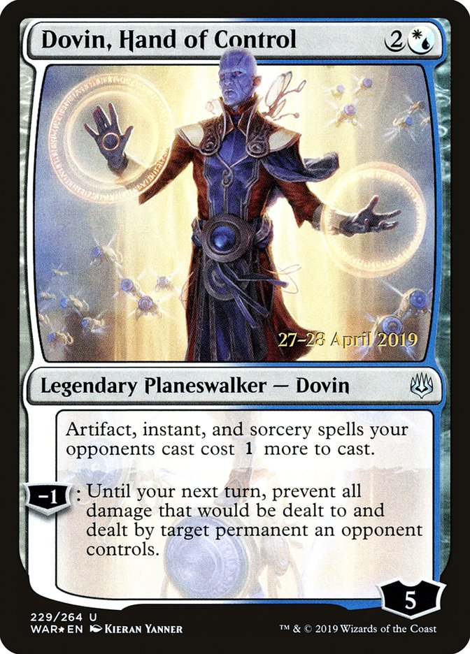 Dovin, Hand of Control [War of the Spark Prerelease Promos] | Pandora's Boox